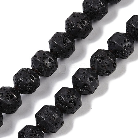 Natural Lava Rock Beads Strands G-A234-D02-01-1