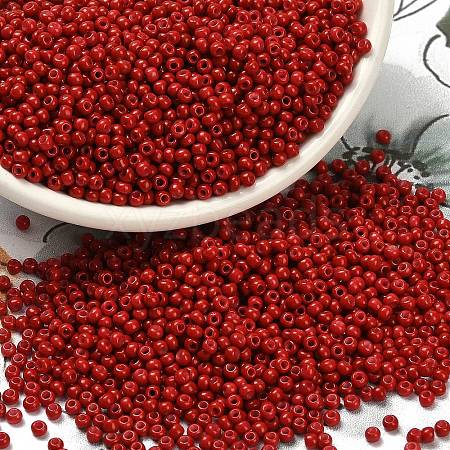 12/0 Grade A Baking Paint Glass Seed Spacer Beads X-SEED-Q009-FJX31-1