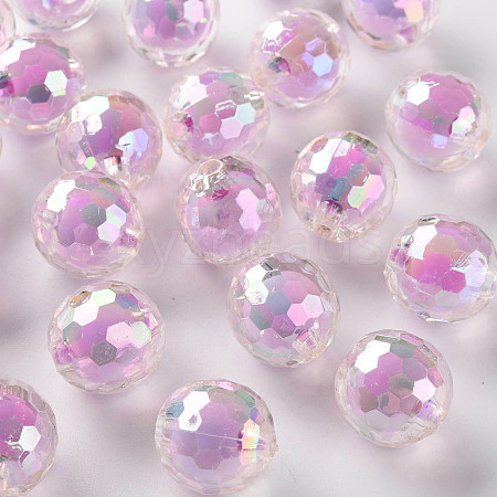 Transparent Acrylic Beads TACR-S152-14B-A03-1