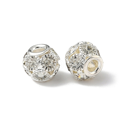 Brass Rhinestone Beads KK-A267-03B-01S-1