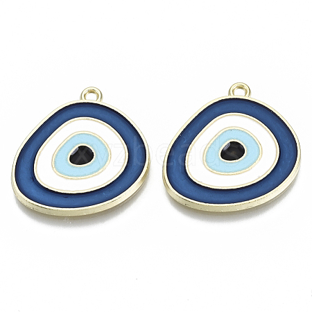 Alloy Enamel Pendants ENAM-N050-03B-1