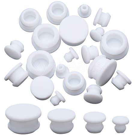 Gorgecraft 24Pcs 4 Style Silicone Bottle Seal Plug AJEW-GF0008-10B-02-1