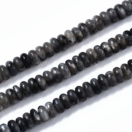 Natural Larvikite Beads Strands G-S366-091A-1