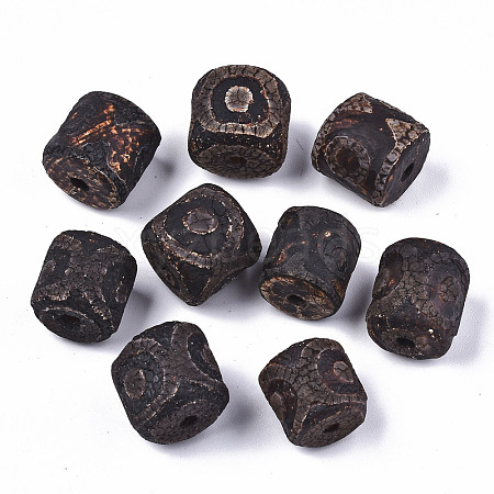 Tibetan Style dZi Beads TDZI-N001-013-1