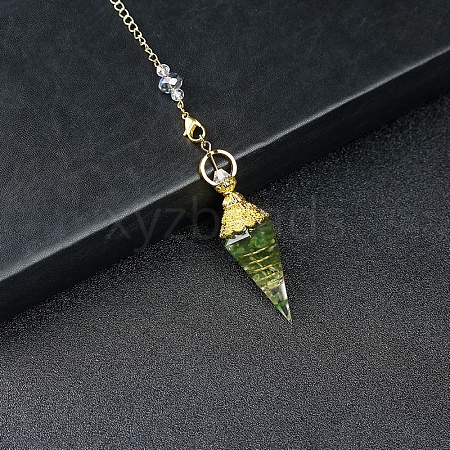 Resin Cone Dowsing Pendulums PW-WGC05D6-21-1