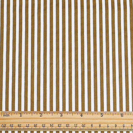 Cotton Fabric with Strip Pattern DIY-PH0037-96B-1