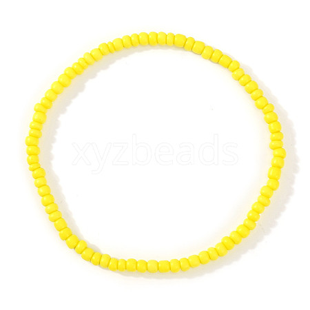 Glass Seed Beads Stretch Bracelets ZE8223-19-1