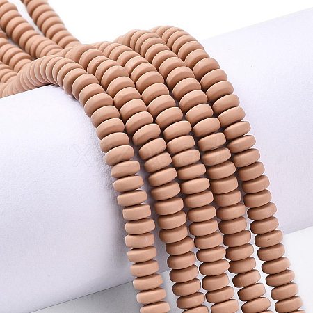 Handmade Polymer Clay Beads Strands X-CLAY-N008-008-126-1