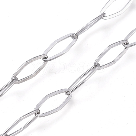 Tarnish Resistant 304 Stainless Steel Cable Chains CHS-P010-01P-1