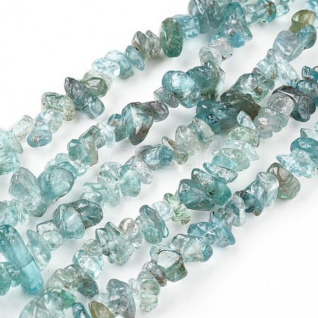 Natural Apatite Beads Strands X-G-F666-01B-01-1
