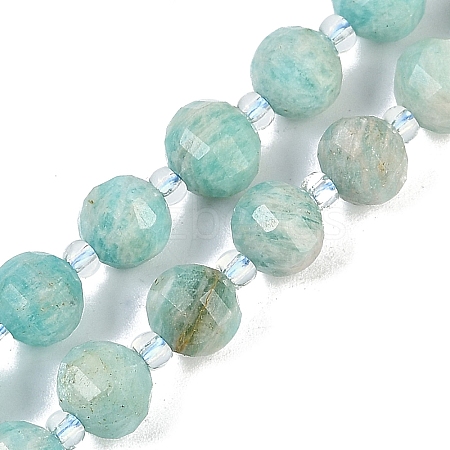 Natural Amazonite Beads Strands G-G182-B34-03-1