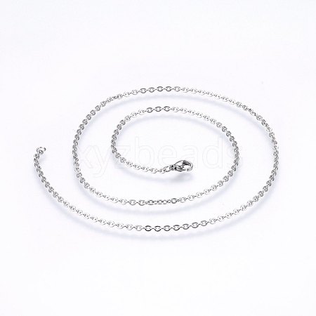 304 Stainless Steel Cable Chains Necklaces NJEW-F226-04P-02-1