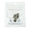 10Pcs Round Brass Magnetic Clasps with Loops KK-FS0001-34AB-6