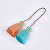 Polycotton(Polyester Cotton) Tassel Big Pendant Decorations FIND-S302-01E-2