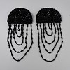 Felt & Glass Brooches JEWB-WH0028-36B-1