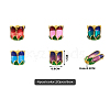 Yilisi 20Pcs 5 Colors Alloy Bead Caps ENAM-YS0001-04-23