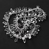 Transparent Glass Beads Strands GLAA-WH0039-48D-2