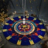 Flat Round Rubber Pendulum Altar Mats PW-WGD34B2-01-4