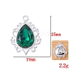 Glass Rhinestone Pendants FIND-WH0021-91S-012-1