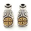 Rack Plating Tibetan Style Alloy 3 Hole Guru Beads PALLOY-Q454-01B-1