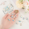 30Pcs Glass Rhinestone Cabochons RGLA-BBC0001-03-3