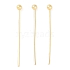 Brass Ball Head Pins KK-N254-49B-G-1