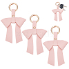 PU Leather Keychains KEYC-WH0029-129B-1