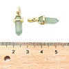 Natural Green Aventurine Double Terminal Pointed Pendant G-H097-01G-04-3