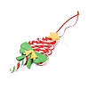 Christmas Tree Lollipop Handmade Polymer Clay Pendant Decorations HJEW-P017-02D-2