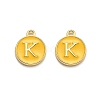 Golden Plated Alloy Enamel Charms LS-ENAM-Q437-13K-1