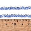 Electroplate Transparent Glass Beads Strands GL-CBA7A17-01A-06-3