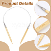 1Pc Bamboo Circular Knitting Needles FIND-WR0012-46A-3