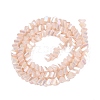 Electroplate Opaque Glass Beads Strands EGLA-Q139-01A-C03-2