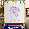 PET Plastic Drawing Painting Stencils Templates DIY-WH0284-006-5