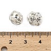 10mm Brass Rhinestone Beads X1-KK-S519-01C-S-3