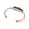 Long-Lasting Plated Brass Cuff Bangles X-BJEW-F394-A04-4