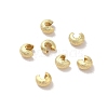 Brass Crimp Beads Covers FIND-Z039-07A-G-2