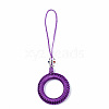 Polyester Tassel Woven Big Pendant Decorations FIND-N052-001G-1