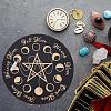 CREATCABIN DIY Star Pattern Pendulum Board Dowsing Divination Making Kit DIY-CN0002-36-5