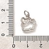 Rack Plating Brass Micro Pave Cubic Zirconia Pendants KK-H508-28P-03-3