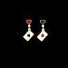 Alloy Enamel Clip-on Earrings FS-WG33BF3-02-1