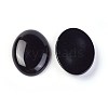 Natural Black Agate Cabochons G-F608-03C-2