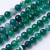 Natural Agate Beads Strands G-G754-8mm-2