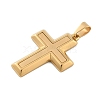 304 Stainless Steel Pendants STAS-G346-52G-2