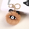 Red Pnada Furry Pom-Pom Keychain for Women PW-WG95C5D-04-1