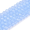 Glass Beads Strands EGLA-A044-J4mm-D03-1