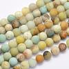 Natural Flower Amazonite Beads Strands G-G697-F05-10mm-1