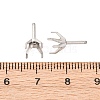 304 Stainless Steel Stud Earring Findings STAS-B091-02C-07P-3