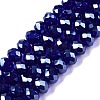 Electroplate Glass Beads Strands LS-EGLA-A044-T8mm-A06-1