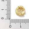 Rack Plating Brass Micro Pave Cubic Zirconia Spacer Beads KK-L224-033G-3